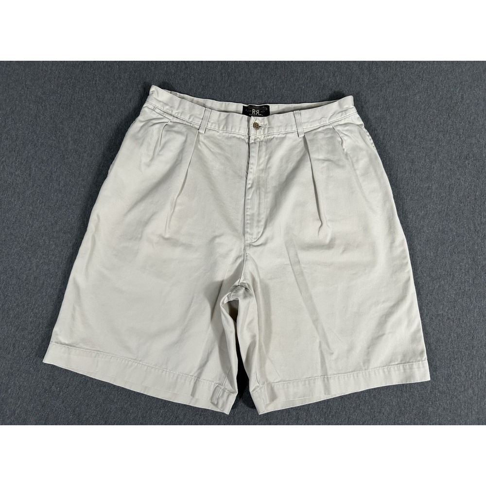 Vintage Ralph Lauren RRL Double RL Men's Pleated Shorts Size 33 Made in USA